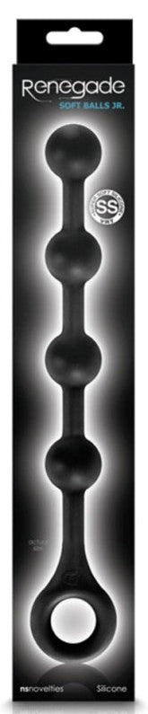 Renegade Soft Balls JR Black Butt Plugs